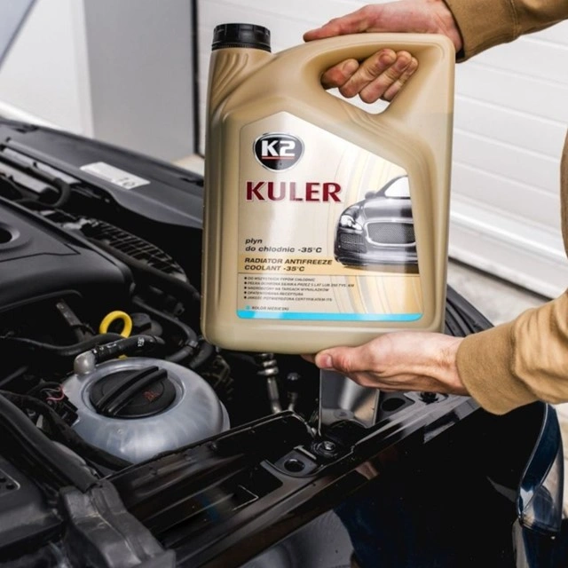 Frostvæske K2 Kuler G11 -35°C Blå │ Ferdigblandet Kjølevæske Antifreeze Mixed Antifreeze Coolant Long Life Blue - 5L – bilde 3