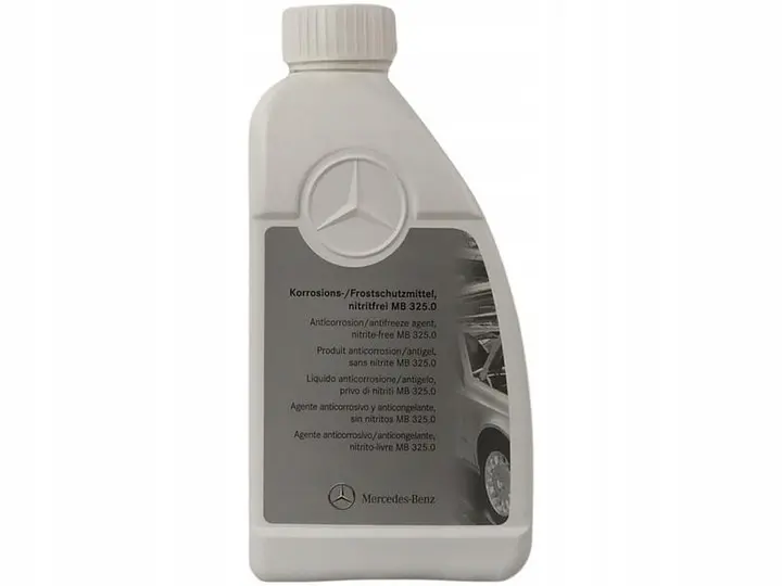 Frostvæske Mercedes-Benz MB 325.0  Blå Konsentrat │ Genuine® Blue Antifreeze Agent Nitrite Coolant - 1L Image 1