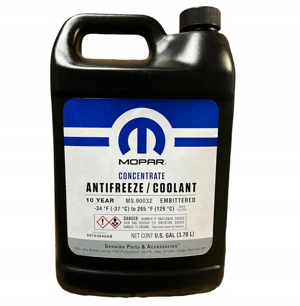 Frostvæske Mopar MS-90032 / MS-12106 Formula 10 Years OAT │ Konsentrat Genuine® Purple AntiFreeze Coolant - 3,78 L Image 1