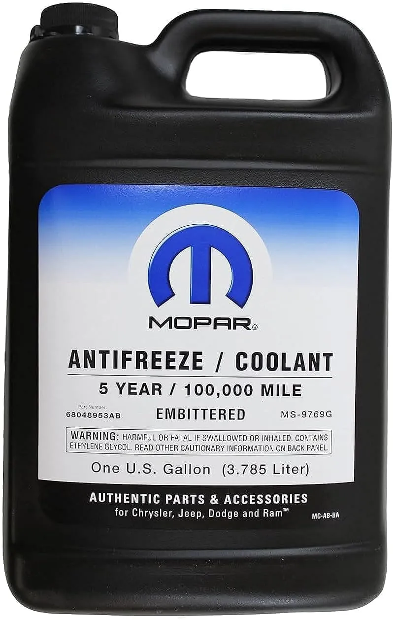 Frostvæske Mopar MS-9765 Formula 5 Years HOAT │ Konsentrat Genuine® Pink AntiFreeze Coolant - 3,78 L Image 1