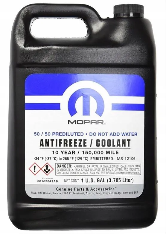 Frostvæske Mopar MS-9769 Formula 10 Years OAT │ Kjølevæske Genuine® Purple AntiFreeze Coolant - 3,78 L – bilde 4