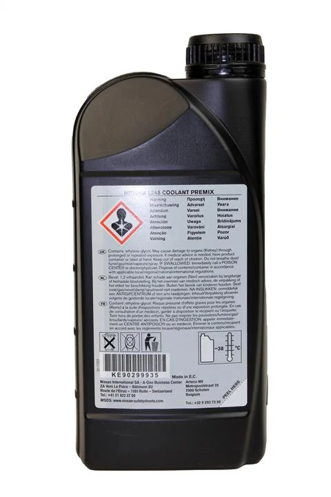 Frostvæske Nissan Coolant L248 Premix -38°C │ Genuine® Green Coolant Ready To Use  - 1L – bilde 2