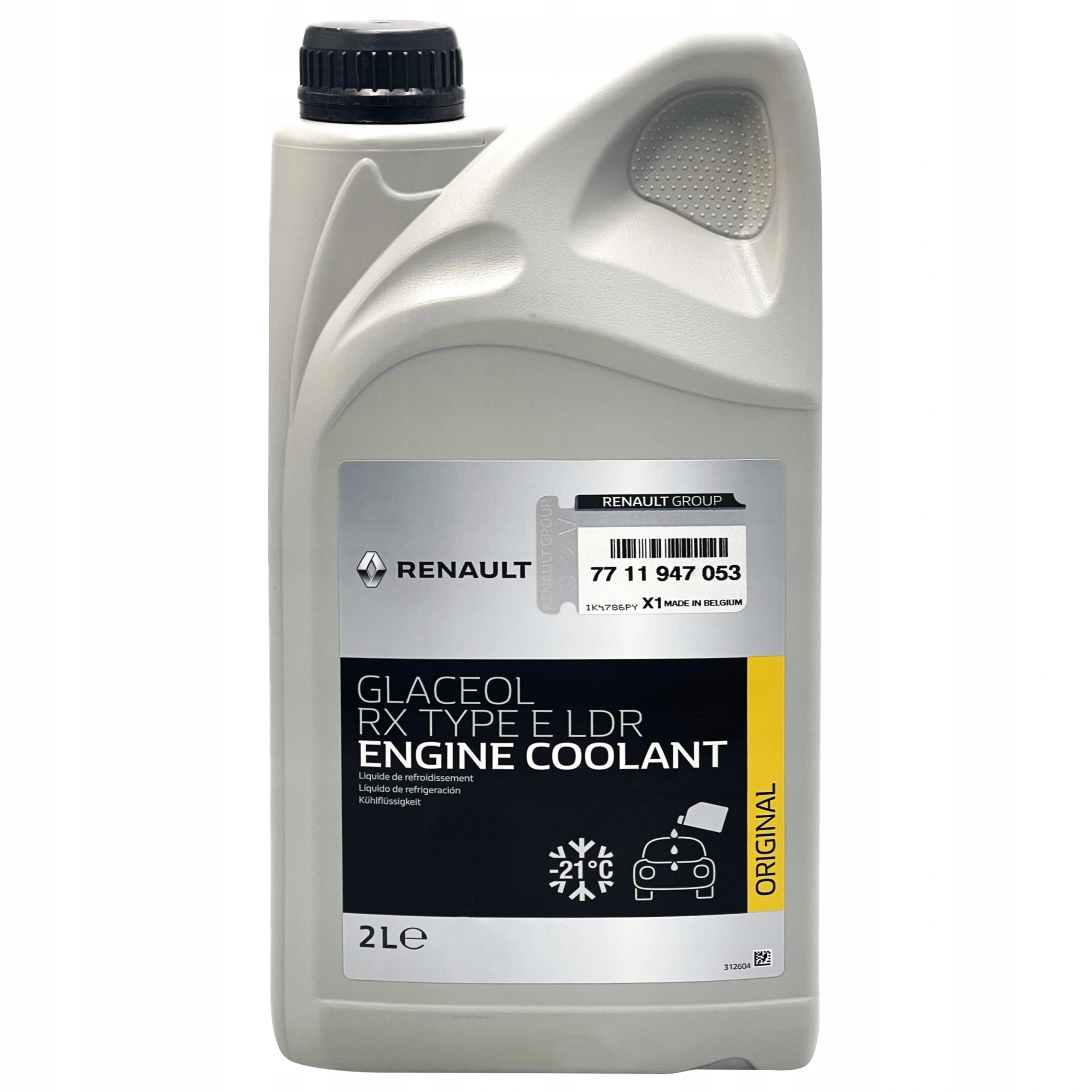 Frostvæske Renault Glaceol RX Type E LDR │ Genuine® Green Coolant Ready To Use  - 2L