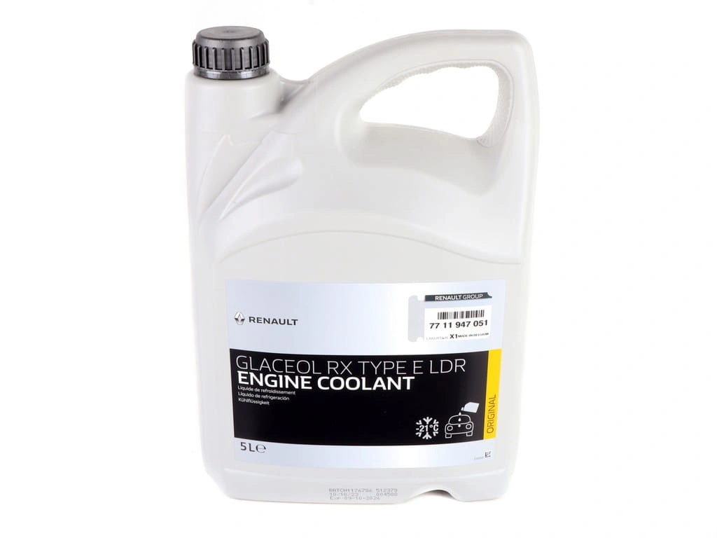 Frostvæske Renault Glaceol RX Type E LDR │ Genuine® Green Coolant Ready To Use  - 5L – bilde 2