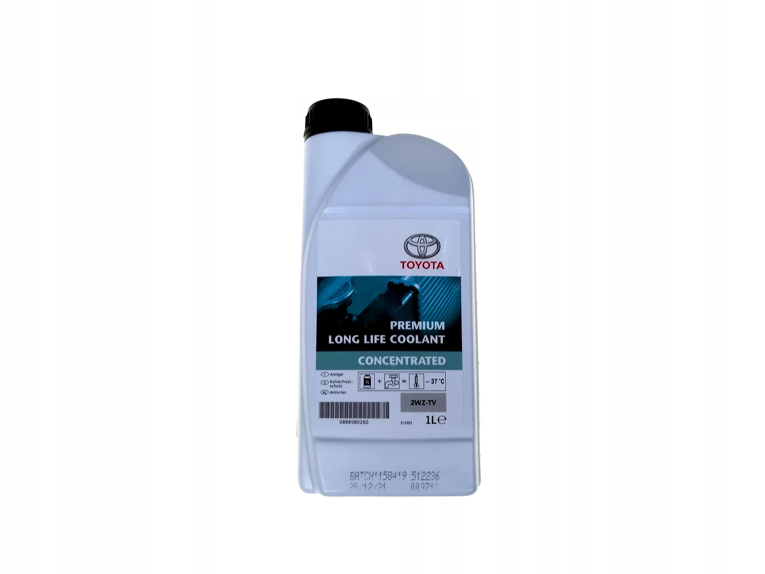 Frostvæske Toyota Long Life Coolant Green | Genuine® Toyota Antifreeze Coolant Concentrated - 1L Image 1