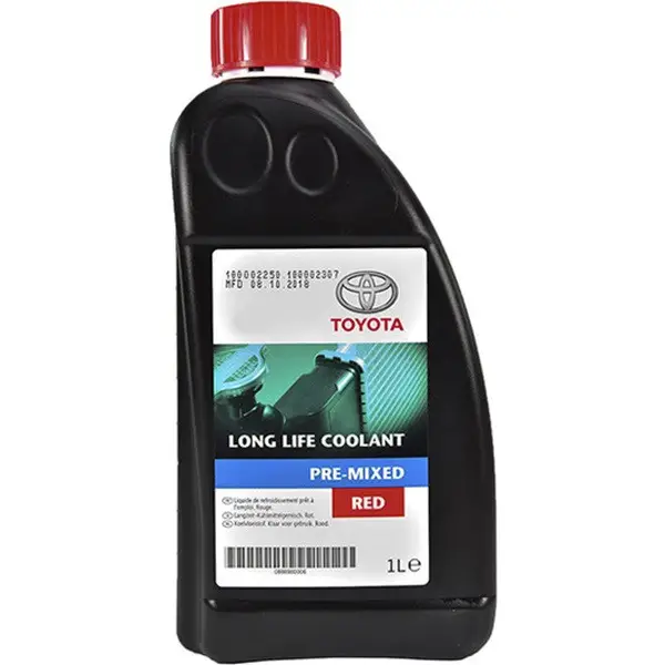 Frostvæske Toyota Long Life Red Coolant | Genuine Toyota Antifreeze Coolant pre-mixed - 1L Image 2