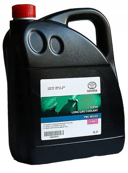 Frostvæske Toyota Super Long Life Pink Coolant | Genuine Toyota Antifreeze Coolant pre-mixed - 5L Image 2