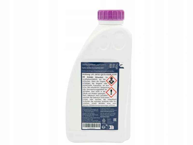 Frostvæske VAG G12 Evo G13 VW │ Genuine® Volkswagen Audi Skoda Seat Cupra Ready Mixed Coolant Frost Protection - 1L Image 2