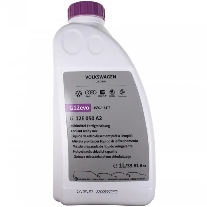 Frostvæske VAG G12 Evo G13 VW │ Genuine® Volkswagen Audi Skoda Seat Cupra Ready Mixed Coolant Frost Protection - 1L Image 4
