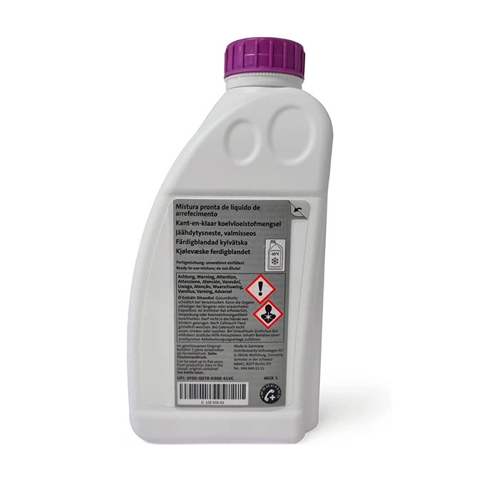 Frostvæske VAG G12 Evo G13 VW │ Genuine® Volkswagen Audi Skoda Seat Cupra Ready Mixed Coolant Frost Protection - 1L Image 5
