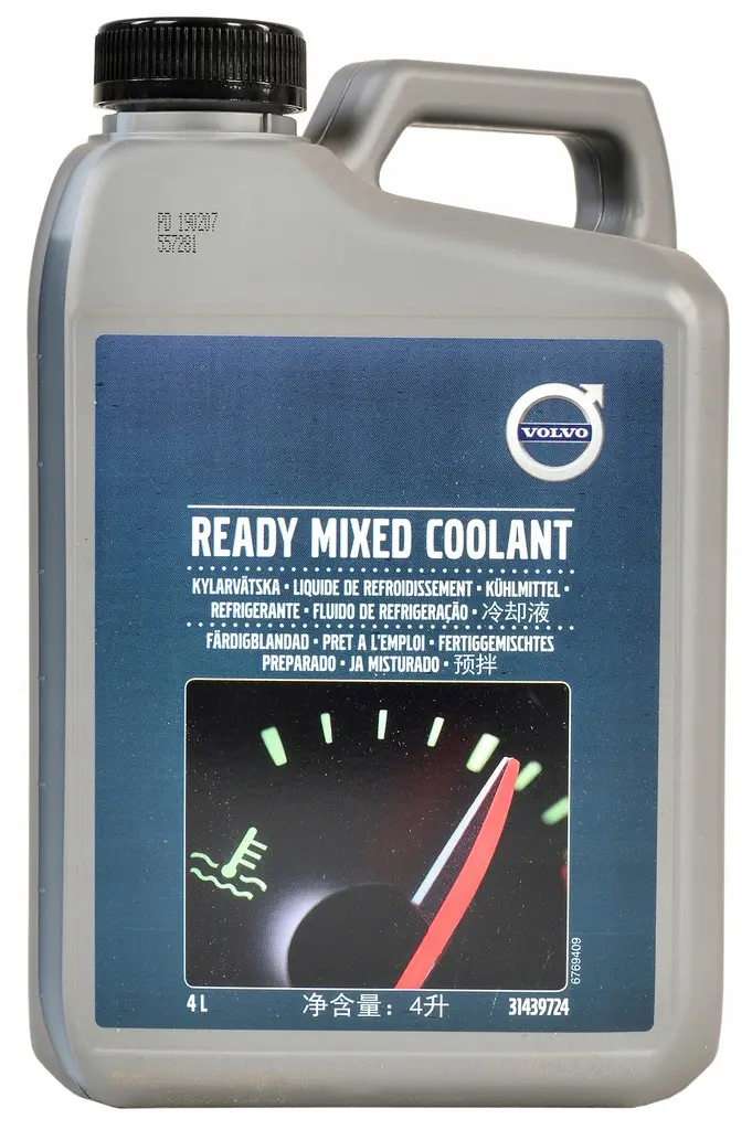 Frostvæske Volvo Ready Mixed Coolant Antifreeze │ Genuine - 4L Image 2