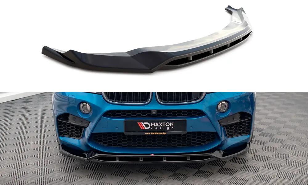 Frotnspoiler BMW  X5-M (F85) / X6-M (F86) 2014-2018 | Glossy Black Edition – bilde 2
