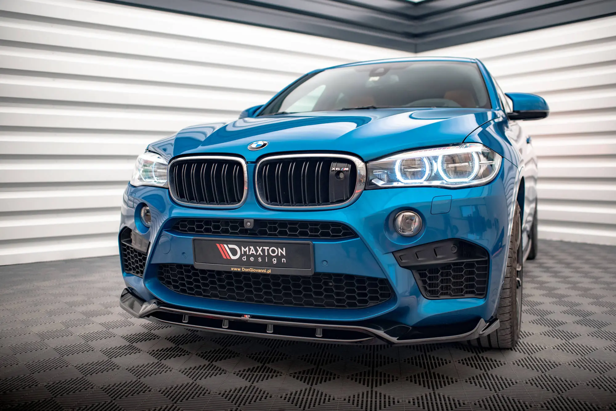 Frotnspoiler BMW  X5-M (F85) / X6-M (F86) 2014-2018 | Glossy Black Edition – bilde 3