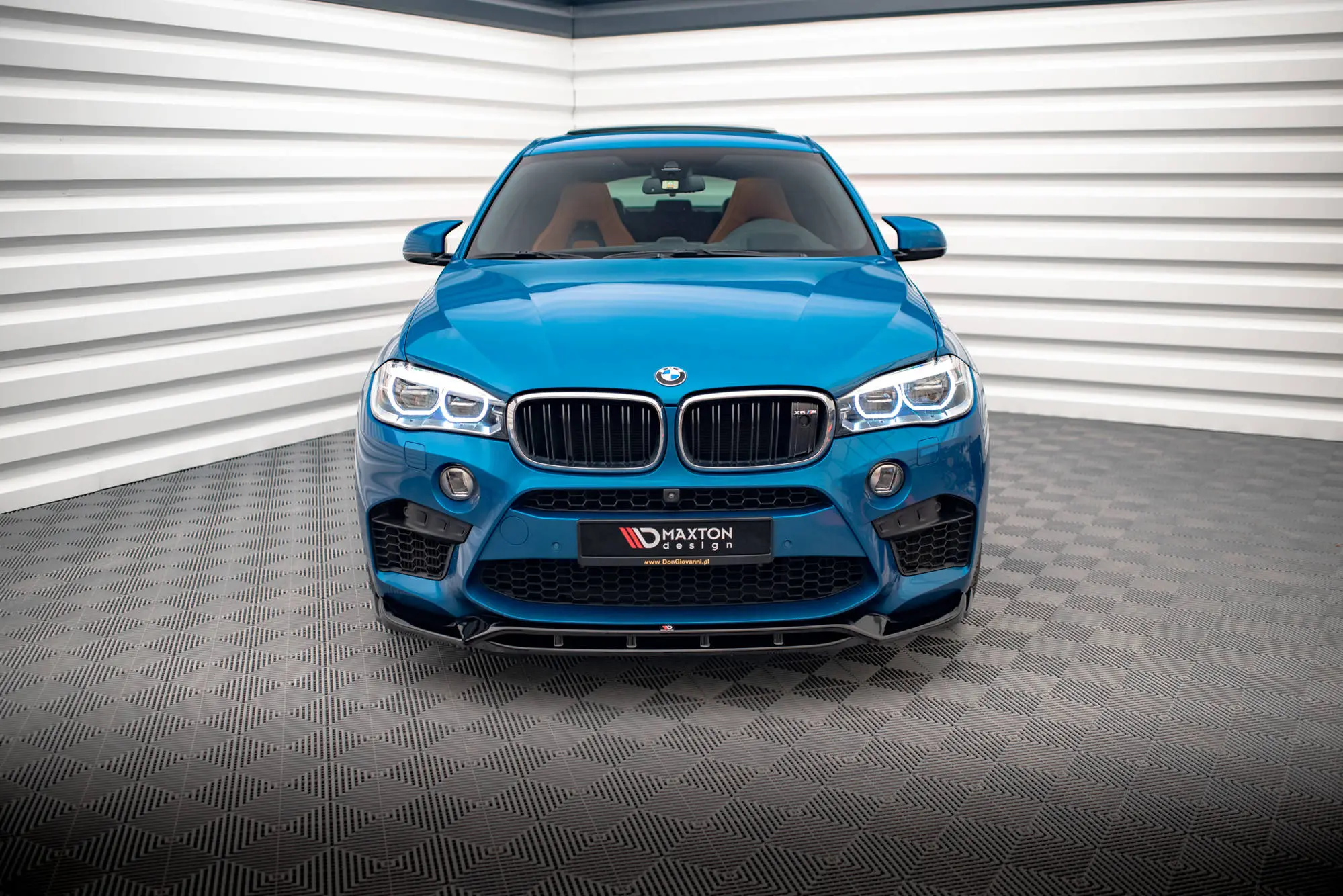 Frotnspoiler BMW  X5-M (F85) / X6-M (F86) 2014-2018 | Glossy Black Edition – bilde 4