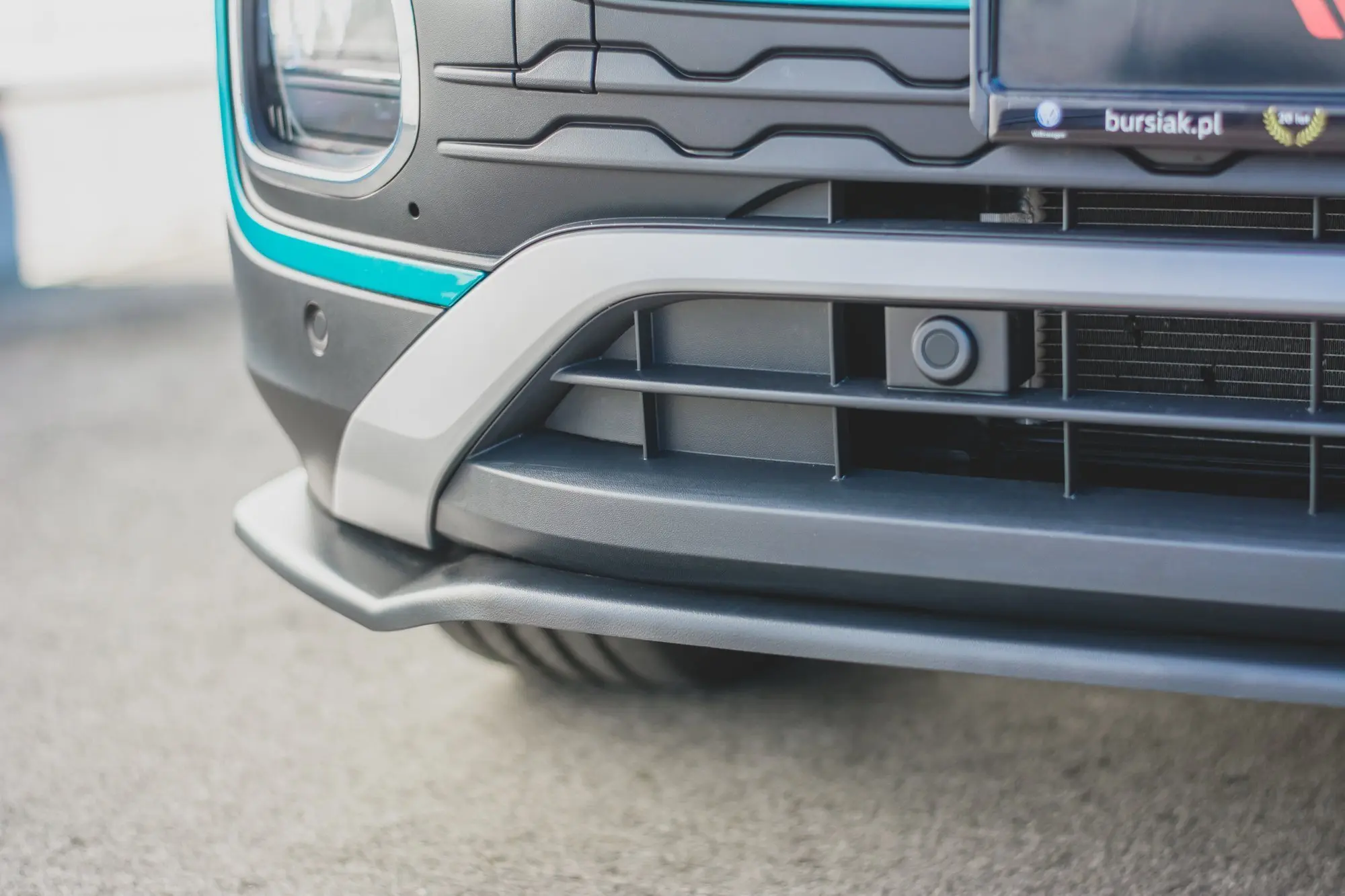 Frotnspoiler VW T-Cross 2018-> | Glossy Black Edition – bilde 4
