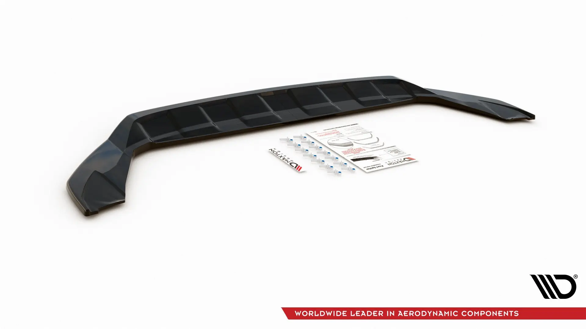 Frotnspoiler VW T-Cross 2018-> | Glossy Black Edition – bilde 7