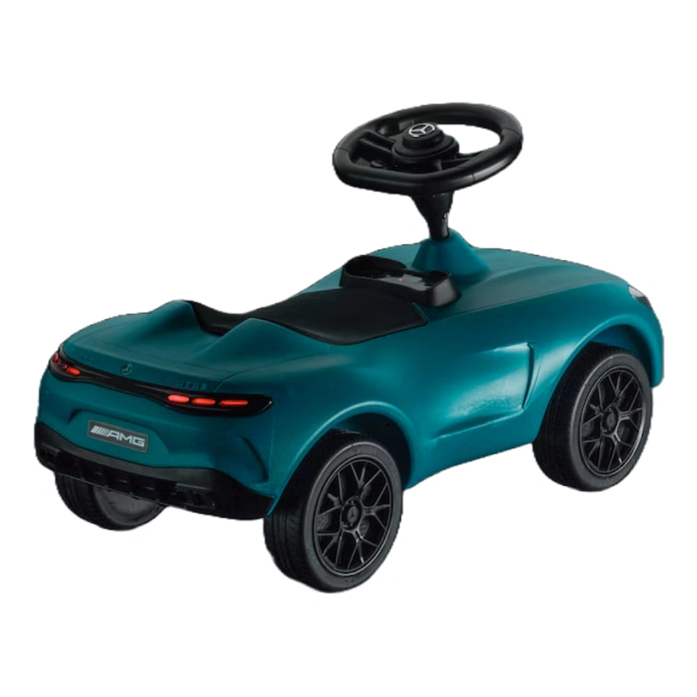 Gåbil Mercedes-AMG GT barn Hyperblue med LED lys – bilde 2