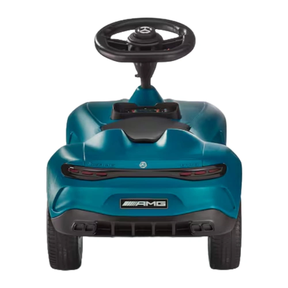 Gåbil Mercedes-AMG GT barn Hyperblue med LED lys – bilde 4