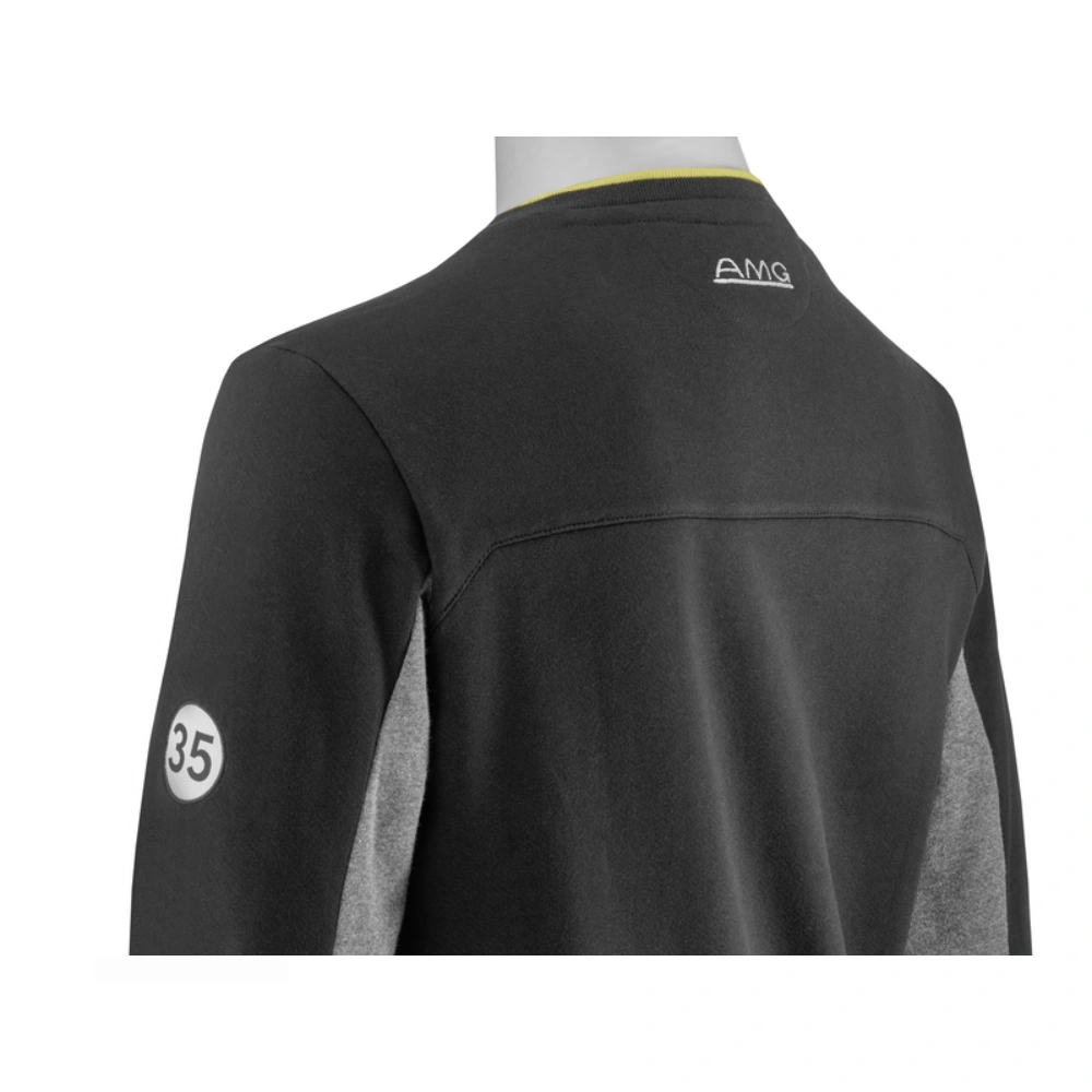 Genser Mercedes-AMG logo unisex │ svart/grå/gul – størrelse L – bilde 2