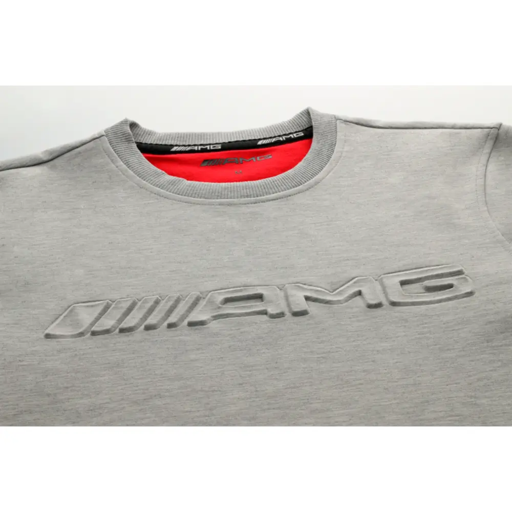 Genser Mercedes-Benz AMG Grey | Unisex Sweatshirt Grau Melange - L – bilde 2