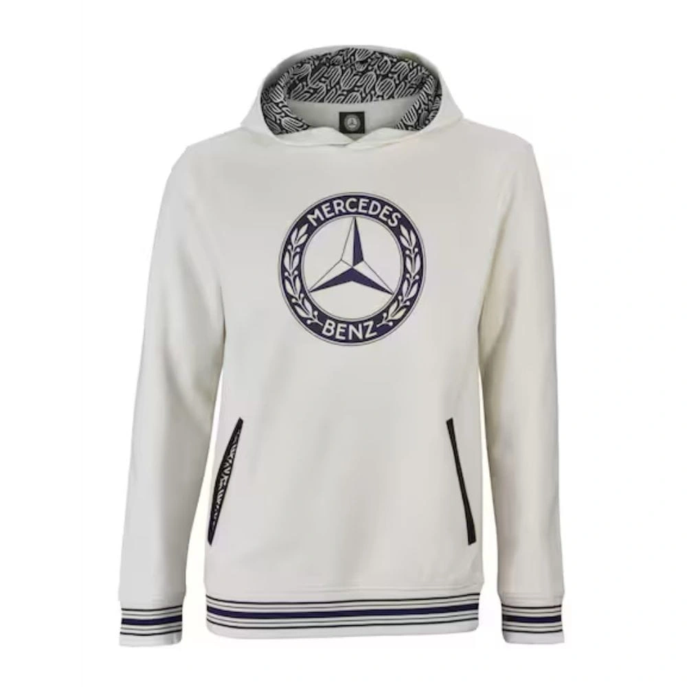 Genser Mercedes-Benz logo unisex offwhite/marine │ størrelse L