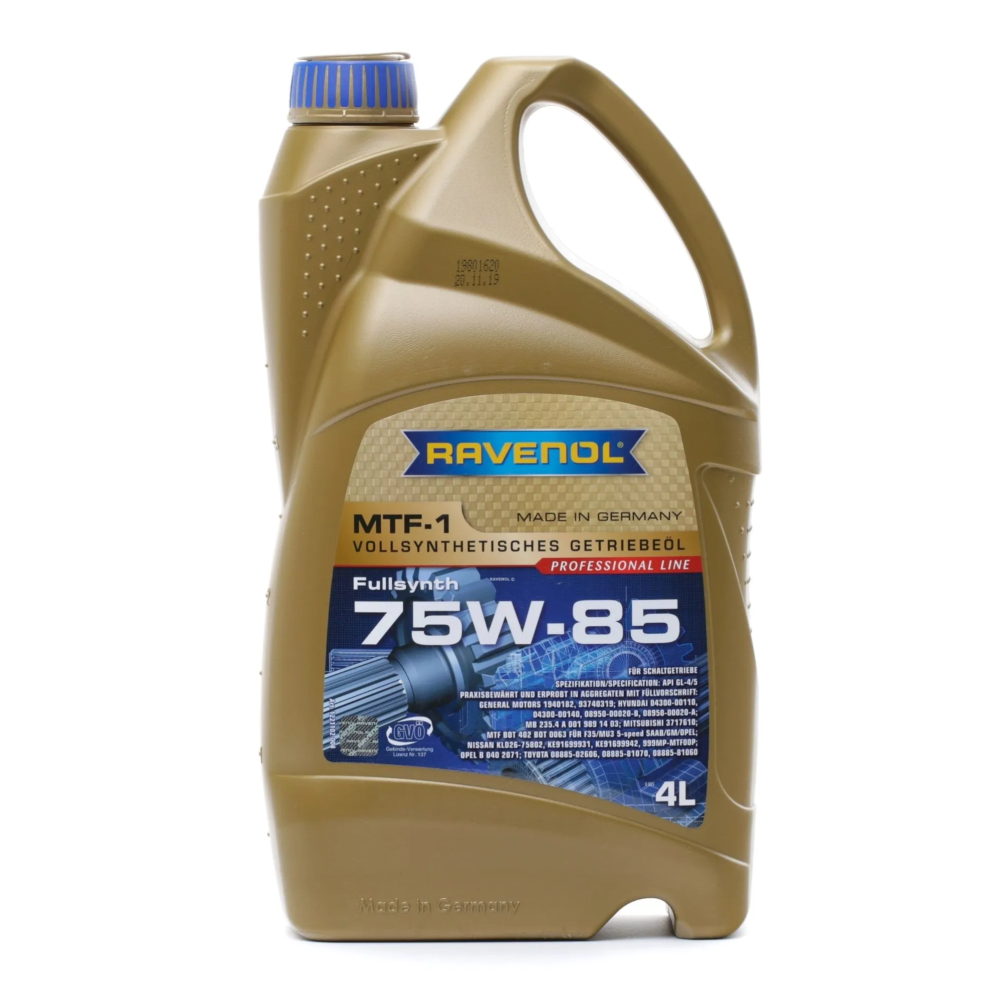 Girolje 75W-85 Ravenol MTF-1 for Manuel Girkasse og Differensialgir │ Transmission fluid - 4L – bilde 2