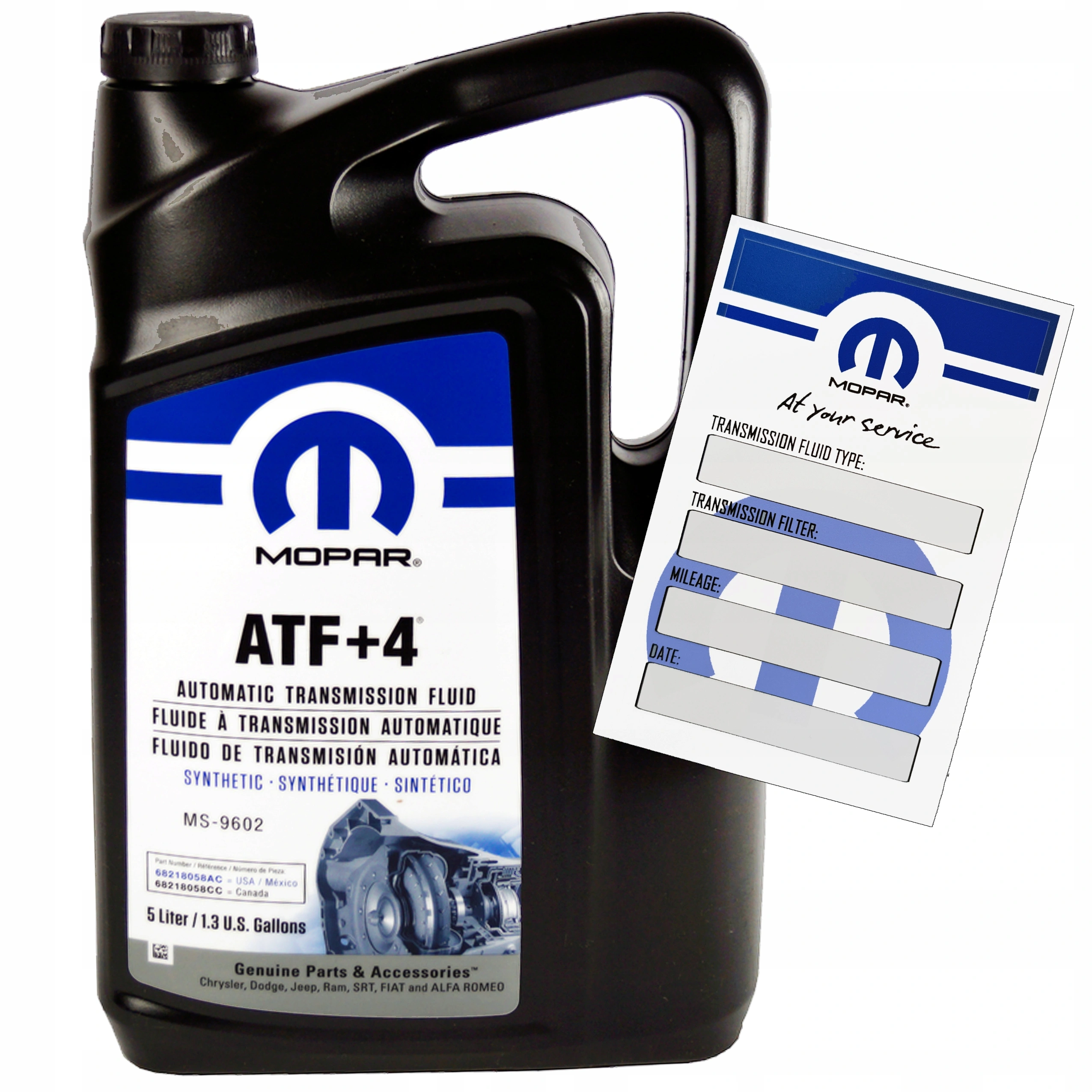 Girolje ATF+4  Mopar MS-9602 │ Genuine® Automatic Transmission Fluid - 5L Image 4