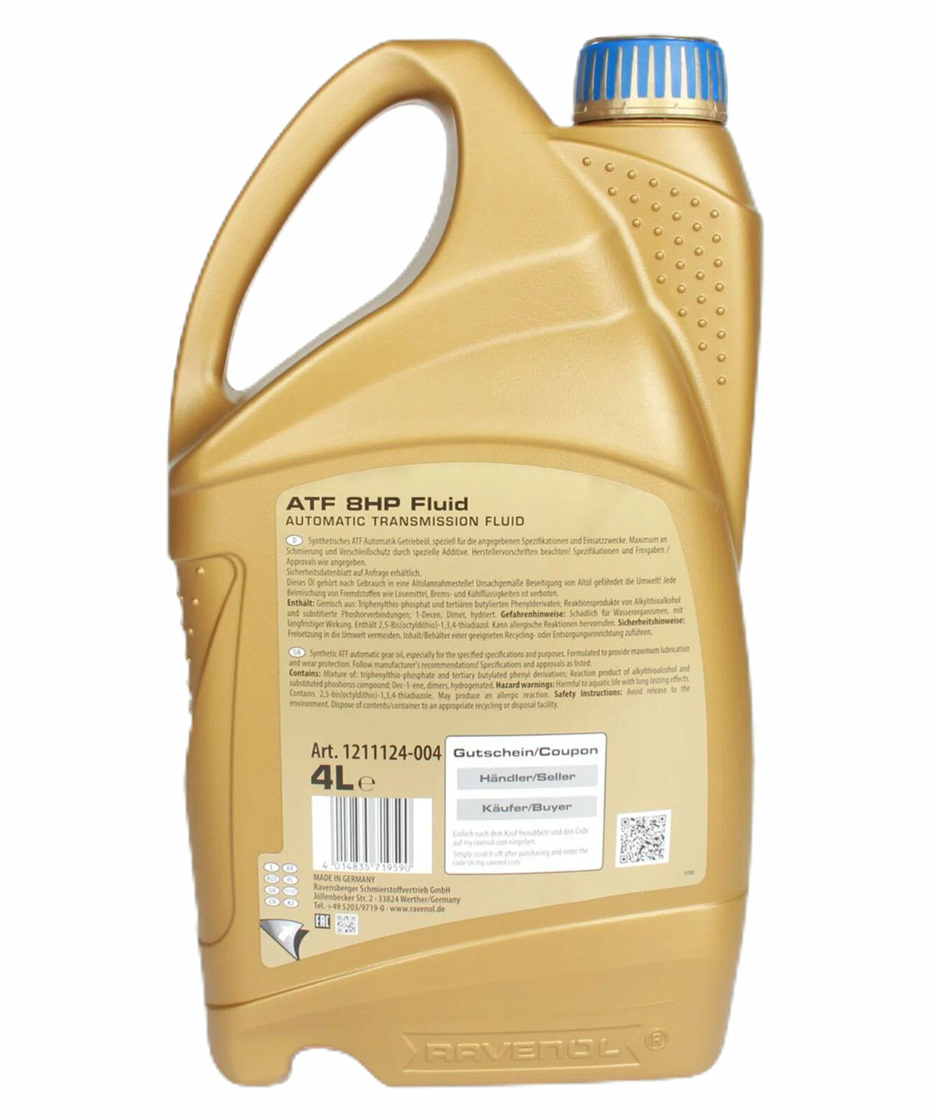 Girolje ATF 8HP Fluid │ Ravenol Automatic Transmission Fluid - 4L – bilde 3