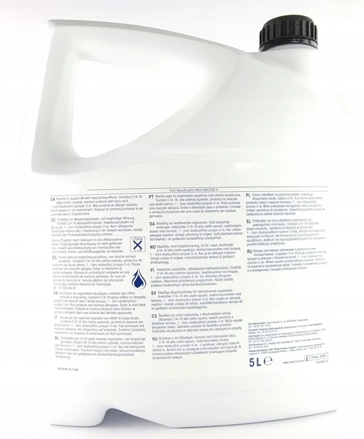 Girolje ATF Ford BO-DC 6 Speed Powershift Transmission Oil │ Genuine® Ford WSS-M2C936-A - 5L – bilde 4