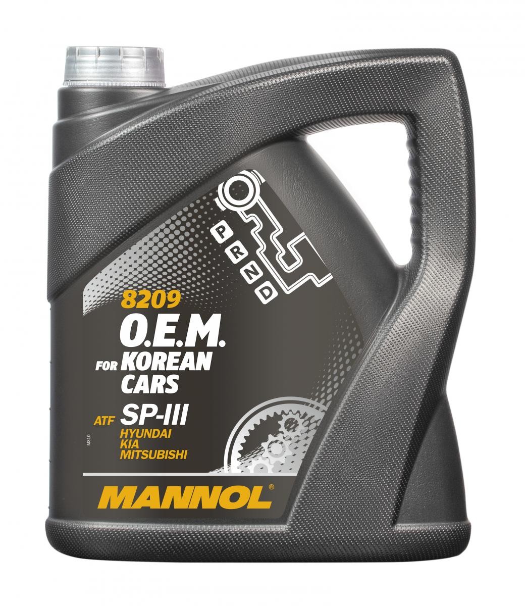 Girolje ATF Mannol SP-III │ O.E.M. 8209 for Korean cars Automatic Transmission Fluid - 4L