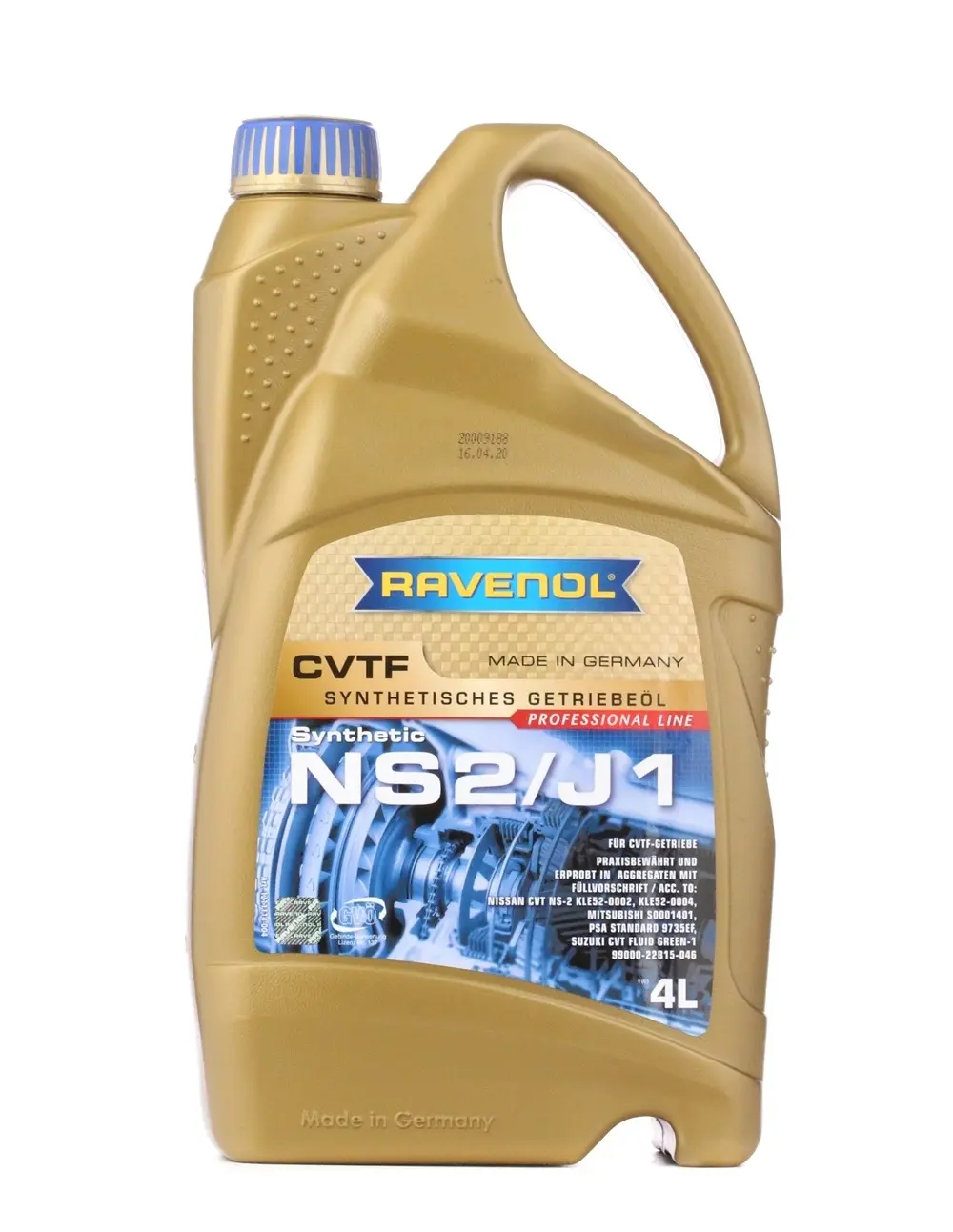 Girolje ATF Ravenol CVTF NS2 / J1 Fluid │ Automatic Transmission Fluid - 4L – bilde 2