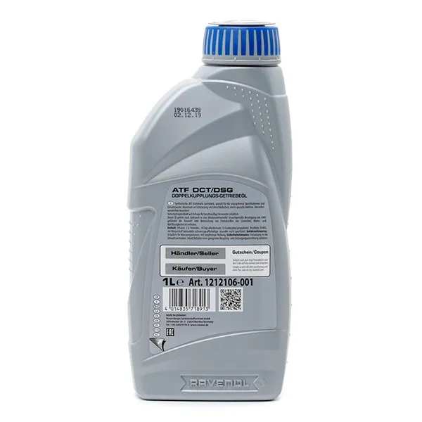 Girolje ATF Ravenol DCT/DSG │ Automatic Transmission Fluid - 4L – bilde 3