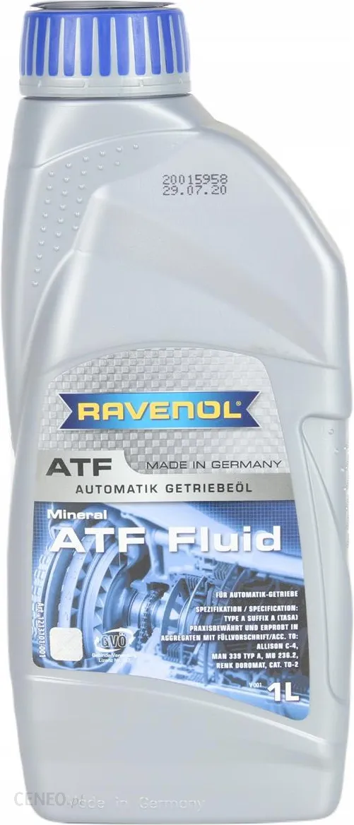 Girolje ATF Ravenol Fluid ATF+4 │ Type A Suffix MB 236.2 - 1L – bilde 2