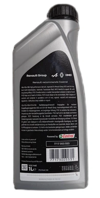 Girolje ATF Renault DCO / DC4 │ Genuine® Automatic Transmission Fluid - 1L – bilde 2