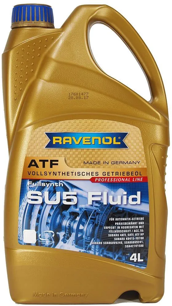 Girolje ATF SU5 Fluid Subaru Ravenol │ 4ATF 5ATF ATF HP Automatic Transmission Oil - 4L – bilde 2