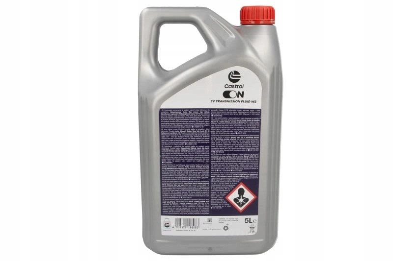 Girolje ATF Transmisjonsolje for elbiler Castrol ON EV Transmission W2 │ for elbiler med våte elmotorer (wet e-motor) - 5L – bilde 2
