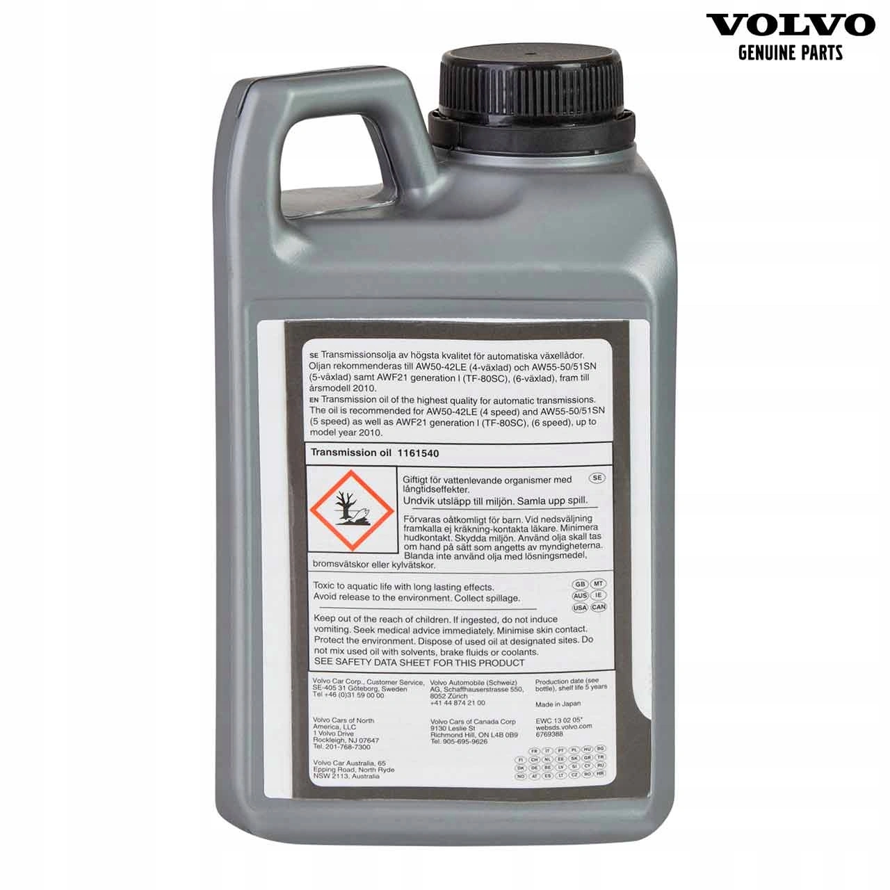 Girolje ATF Volvo JWS 3309 │ Årsmodeller opp til 2010 - Automatic Transmission Fluid - 1L – bilde 2