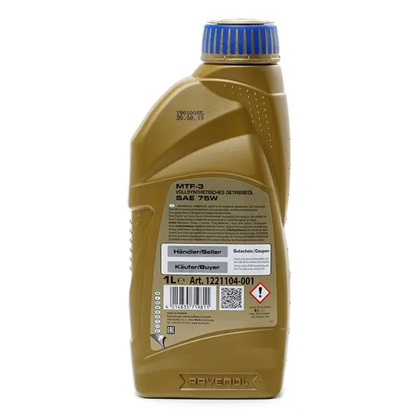 Girolje MTF-3 75W Ravenol │ Manual Transmission Oil - 1L – bilde 3