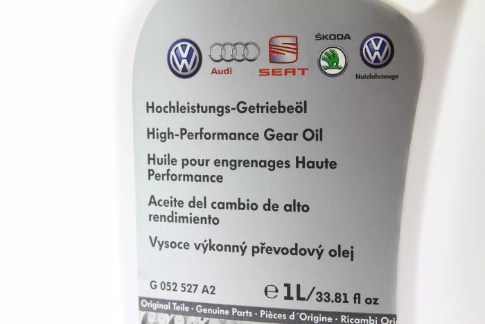 Girolje MTF VAG for manuell 6-trinn girkasse │ Genuine® VW Seat Audi Skoda 6 Speed Manual Transmission Fluid - 1L – bilde 3