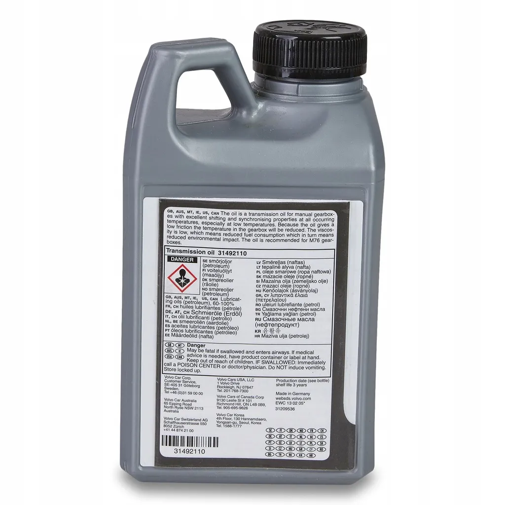 Girolje MTF Volvo V40 XC40 V60 │ For manuelle girkasse M76 Genuine® Manual Transmission Gearbox Oil - 1L – bilde 2