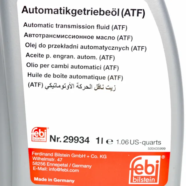 Girolje Transmisjonsolje ATF III RED Febi Bilstein - 1L Image 4