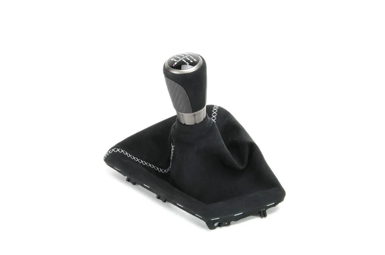 Girspakknott BMW Carbon Fiber Alcantara │ BMW M Performance Short Shift Gear Knob Image 5