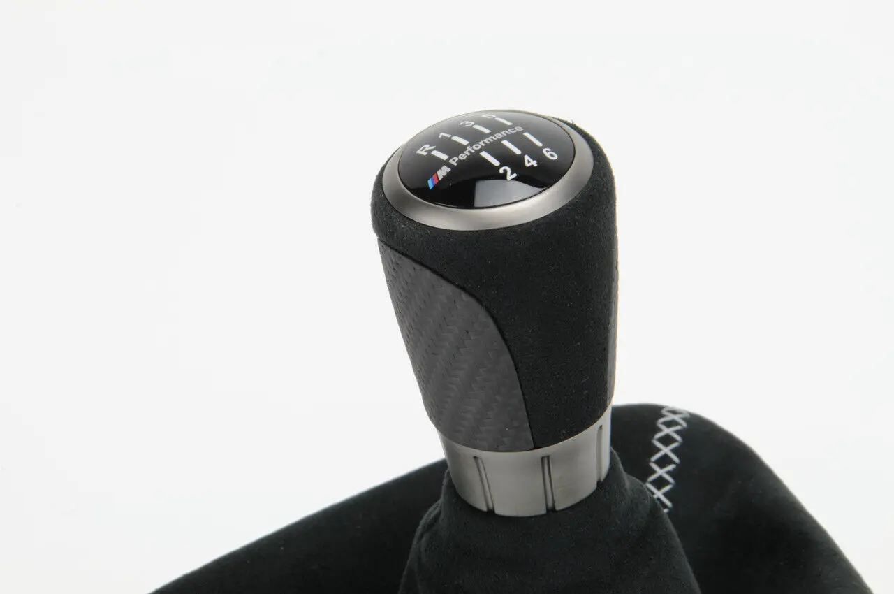 Girspakknott BMW Carbon Fiber Alcantara │ BMW M Performance Short Shift Gear Knob Image 6