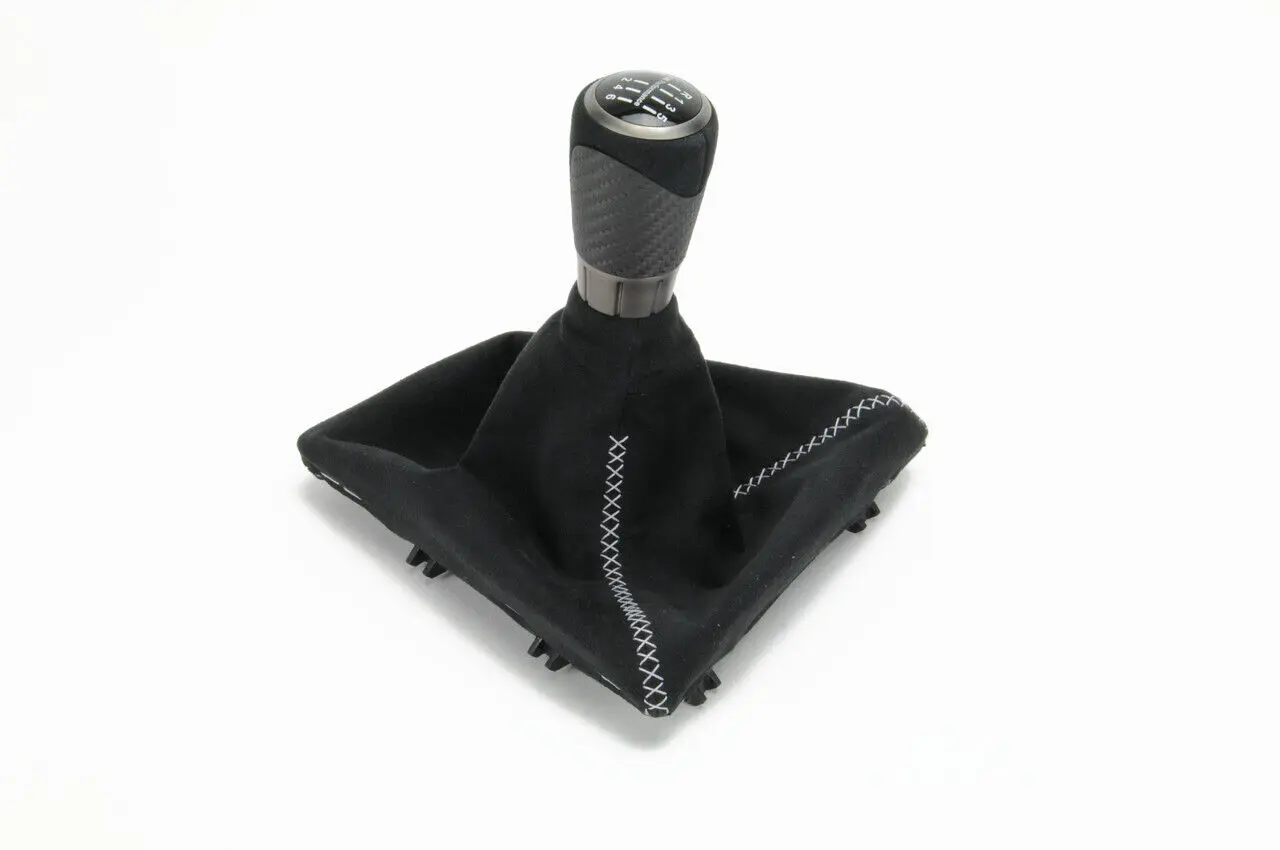 Girspakknott BMW Carbon Fiber Alcantara │ BMW M Performance Short Shift Gear Knob Image 7