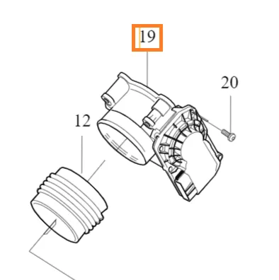 Gjeldespjeld Volvo Genuine® C30 C70 S40 S60 S80 V50 V70 2004-2011 │ bensin B5244SX