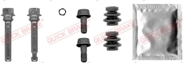 Glidepinner Toyota RAV4 III / VW Touareg │ Føringshylsesett, bremsecaliper bakaksel Akebono