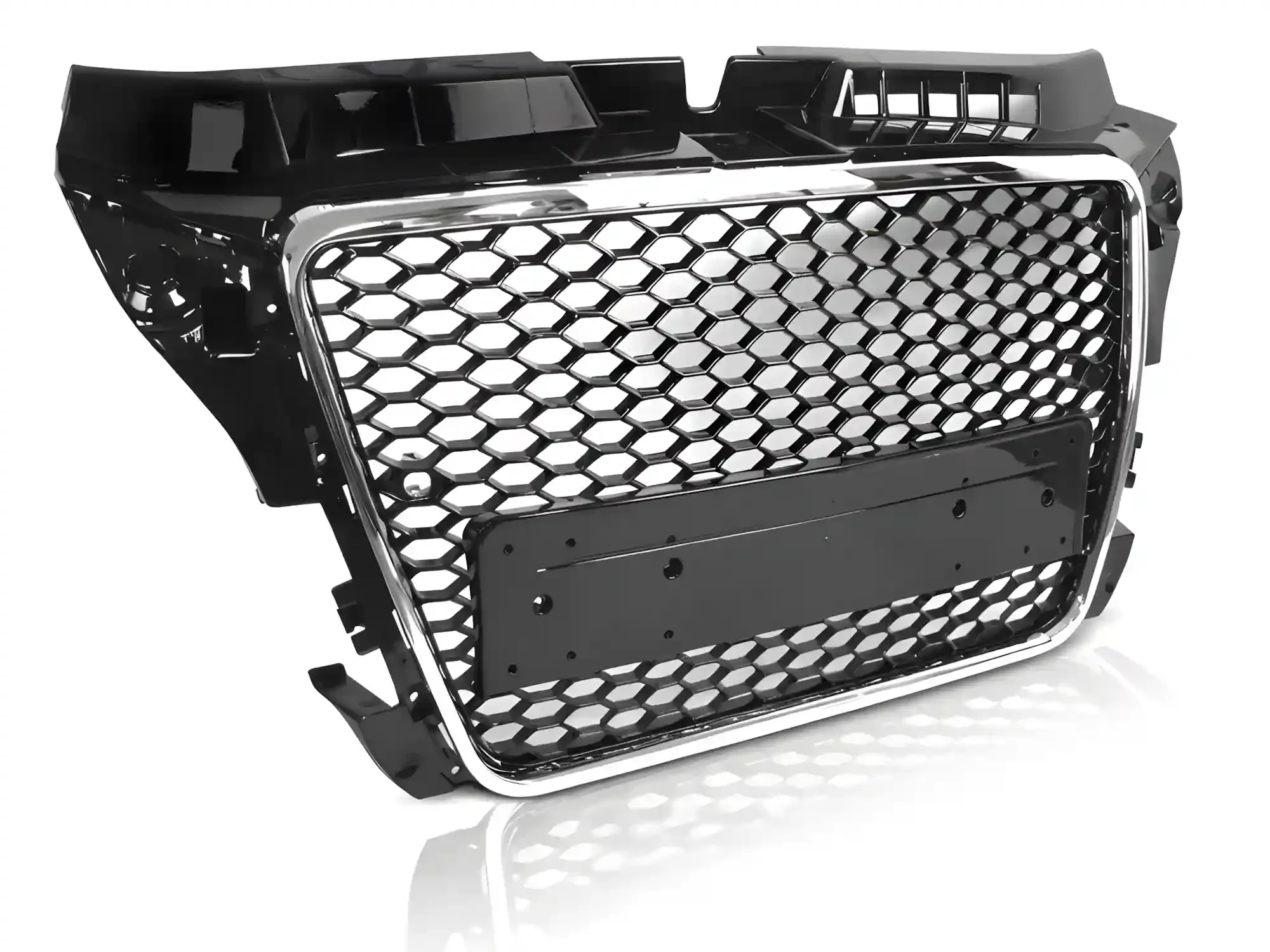 Grill Audi A1 (8X) 2010 - 2014 │ Sportsgrill RS-stil - svart høyglans PDC