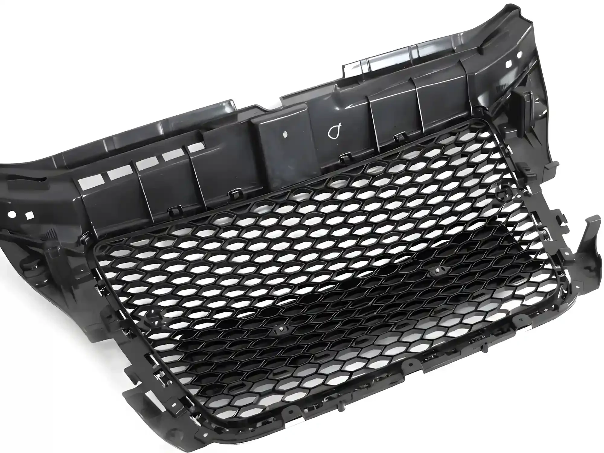 Grill Audi A1 (8X) 2010 - 2014 │ Sportsgrill RS-stil - svart høyglans PDC – bilde 6