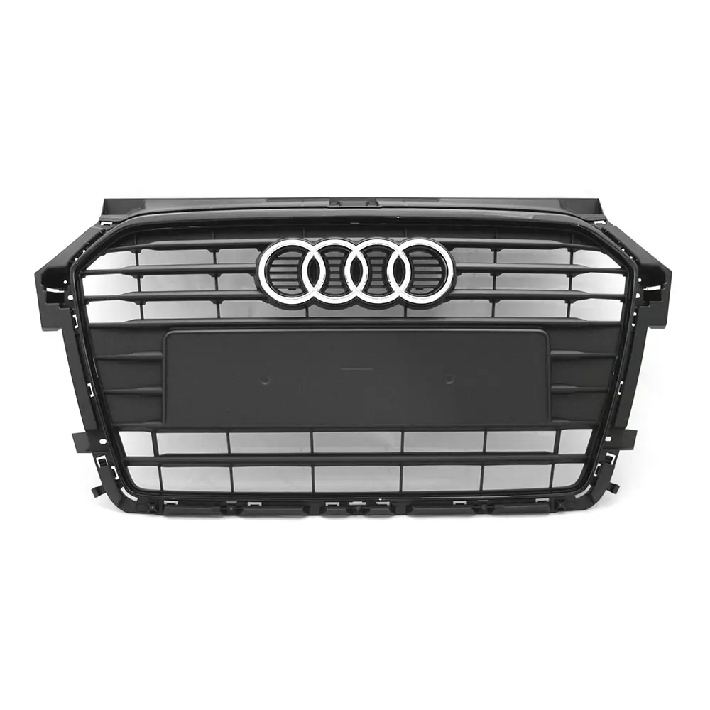 Grill Audi A1 (8X) 2015 -2018 facelift | med krom logoen
