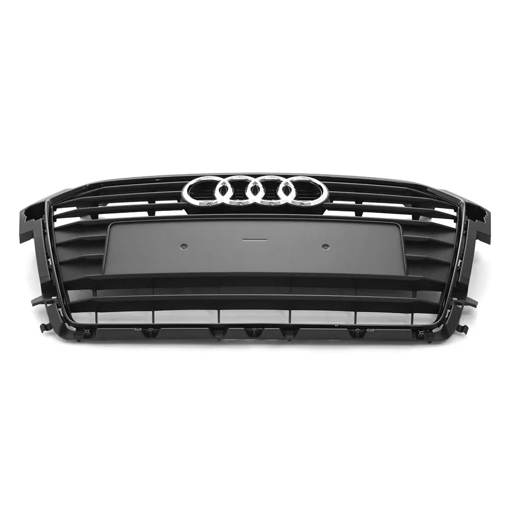 Grill Audi A1 (8X) 2015 -2018 facelift | med krom logoen – bilde 3